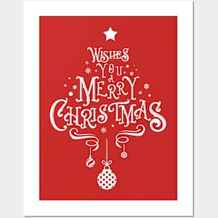 Merry Christmas Wishes Posters and Art